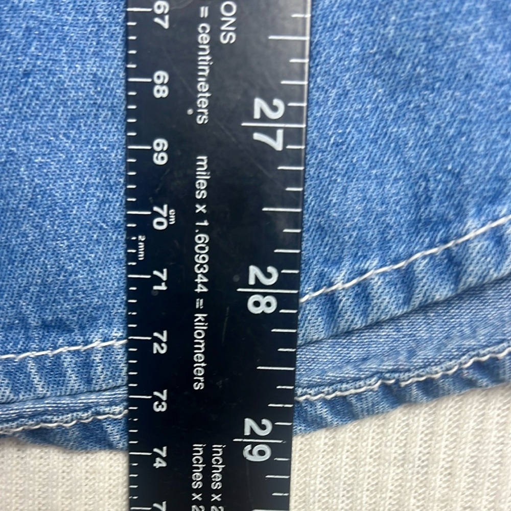 Vintage Basic Editions Holiday Button Front Chamb… - image 8